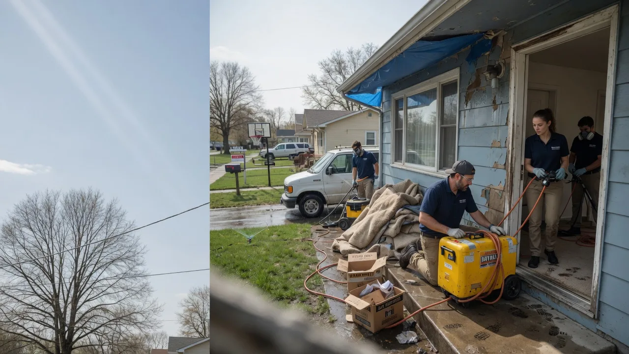 Basement Flood Cleanup in Ivesdale, IL near me